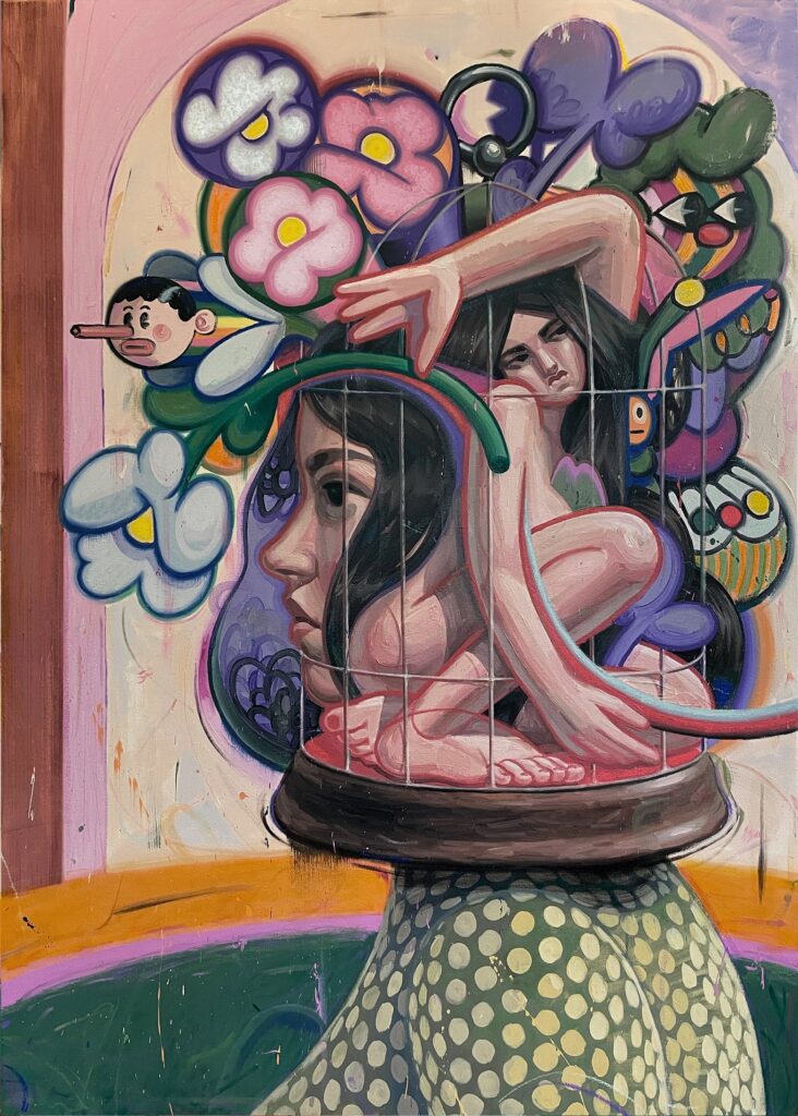 Константин Чирков. «Weird thoughts #92», 2025 — работа на выставке «Weird Thoughts (Дурные мысли)» в Reloft ART