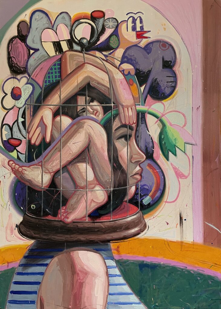 Константин Чирков. «Weird thoughts #91», 2025 — работа на выставке «Weird Thoughts (Дурные мысли)» в Reloft ART