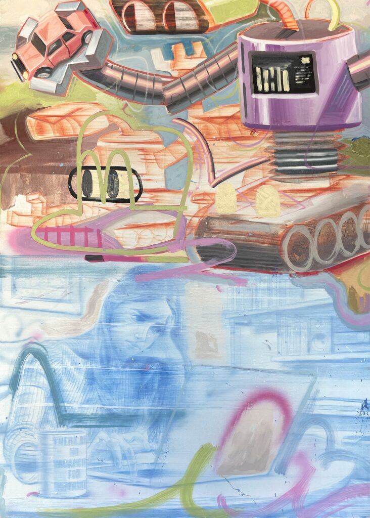 Константин Чирков. «Weird thoughts #3», 2025 — работа на выставке «Weird Thoughts (Дурные мысли)» в Reloft ART