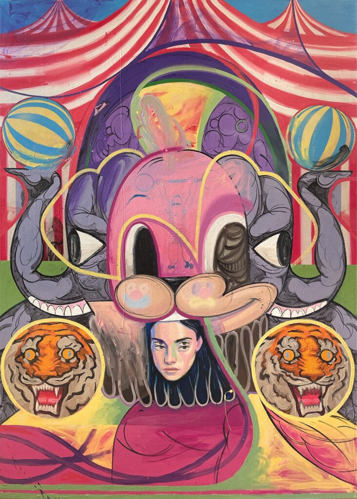 Константин Чирков. «Weird thoughts #6», 2025 — работа на выставке «Weird Thoughts (Дурные мысли)» в Reloft ART