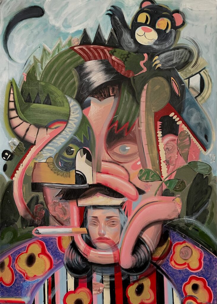 Константин Чирков. «Weird thoughts #1», 2024 — работа на выставке «Weird Thoughts (Дурные мысли)» в Reloft ART