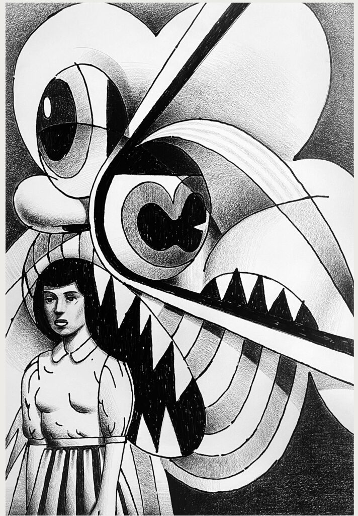 Константин Чирков. «Weird thoughts #21», 2026 — работа на выставке «Weird Thoughts (Дурные мысли)» в Reloft ART