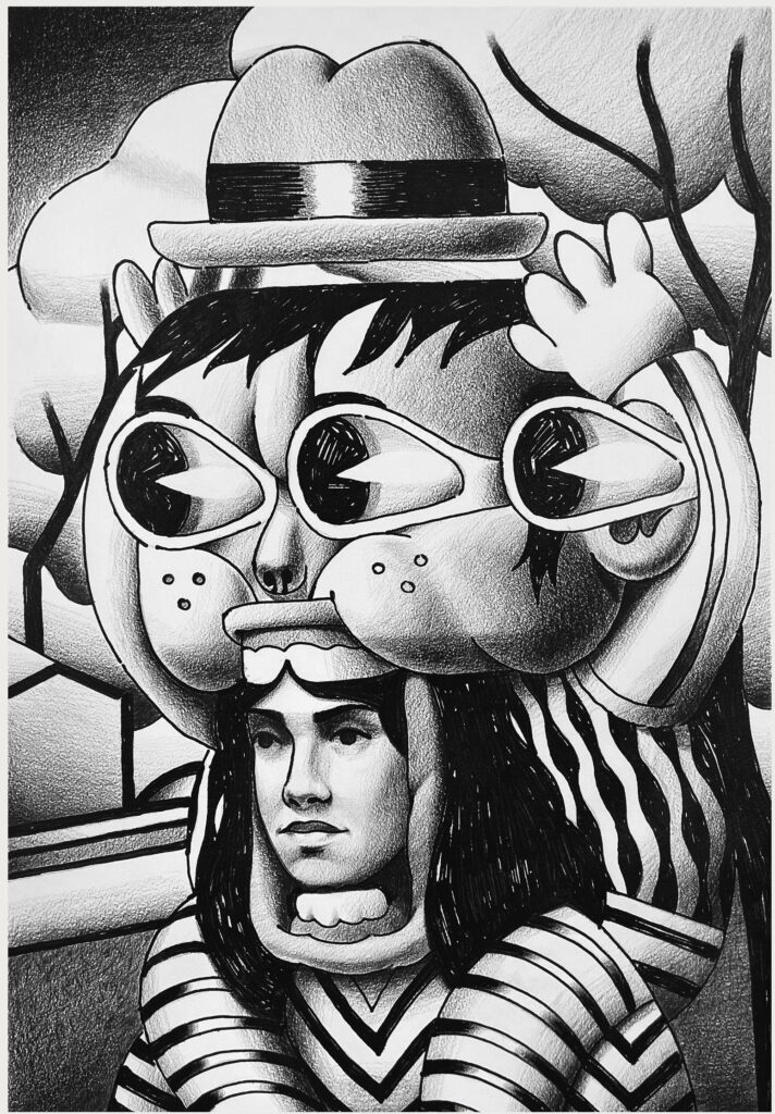 Константин Чирков. «Weird thoughts #20», 2026 — работа на выставке «Weird Thoughts (Дурные мысли)» в Reloft ART