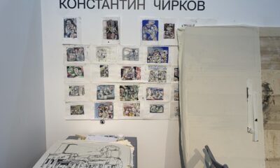 Важная информация Эскизы Константина Чиркова в мастерской Открытых студий Винзавода