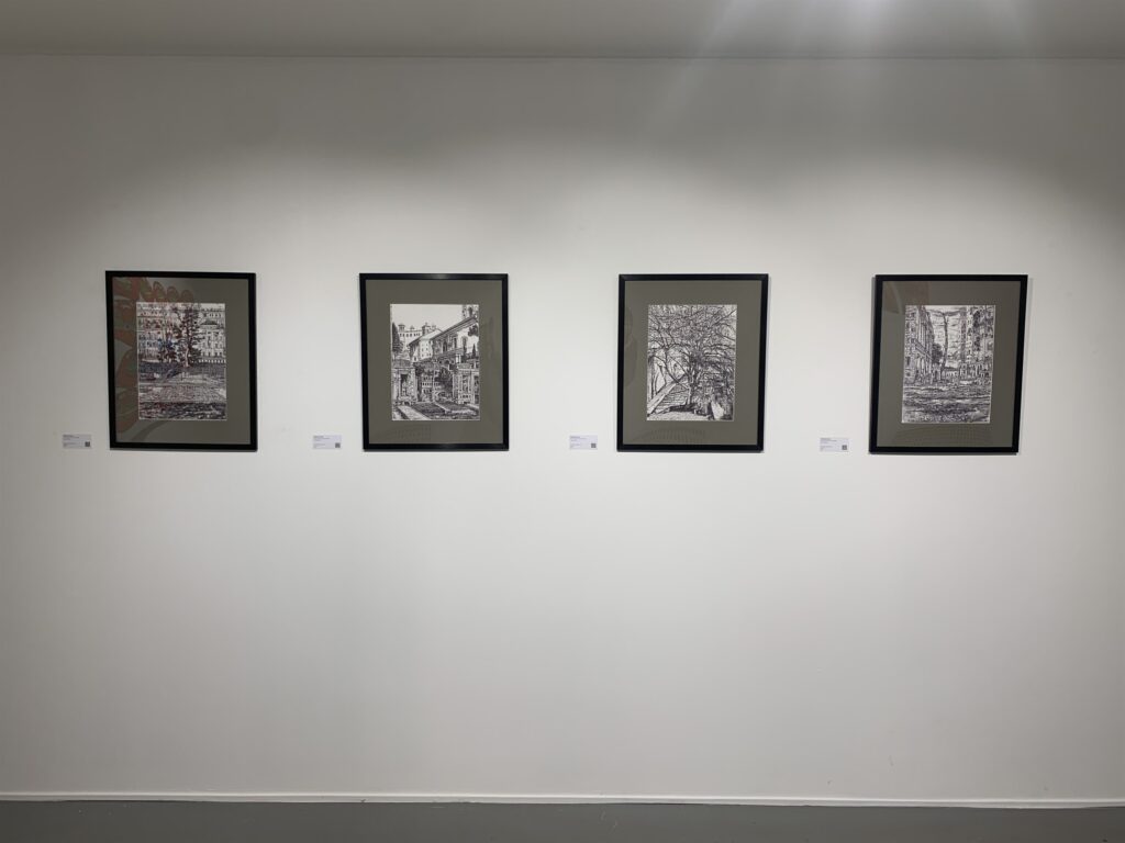 Вид экспозиции выставки «Имитаторы» в SISTEMA GALLERY
